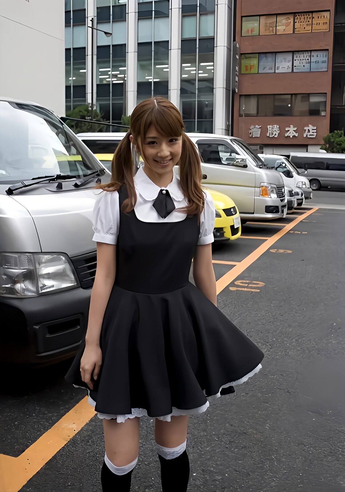 笑顔の女性