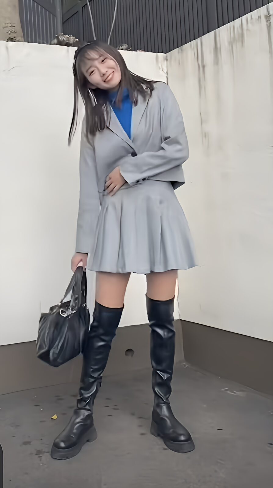 笑顔の女性
